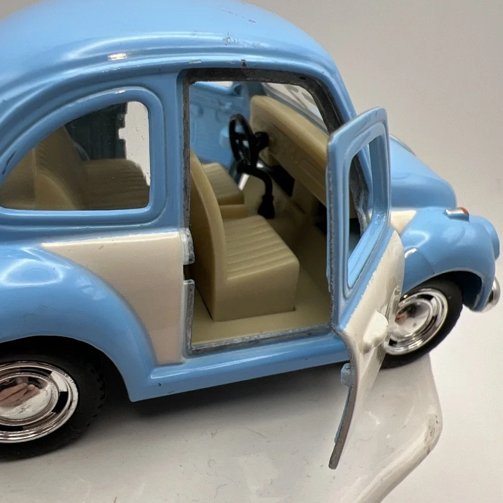 Lot Of 2 Volkswagen Beetle Diecast Model Toy Cars -4